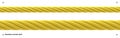 Seamless golden rope shiny gold cable