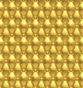 Seamless Golden Soft-tufted Upholstery Wall