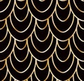 Seamless golden wire scales pattern Royalty Free Stock Photo