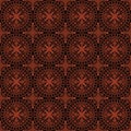 Seamless gothic vector pattern Royalty Free Stock Photo