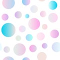 Seamless gradient dots pattern Royalty Free Stock Photo