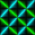 Seamless Gradient Pattern. Abstract Green and Blue Graphic Design