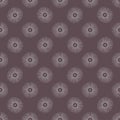 Seamless graphic abstract pattern hand drawn symbolic white daisies lilac background, textile