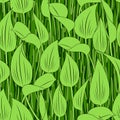 Seamless grass bog leaf background Royalty Free Stock Photo