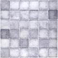 Seamless gray-blue glass mosaic tile texture for bath and kitchen wall Royalty Free Stock Photo