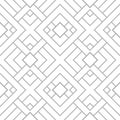Seamless Gray Diamond Pattern Made From Straight Lines To Create Fabric And Wallpaper.