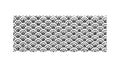 Gray Fish Scale Texture Pattern Background, vector design Generative AI Royalty Free Stock Photo