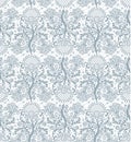 Seamless gray lace Royalty Free Stock Photo