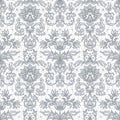 Seamless gray lace Royalty Free Stock Photo