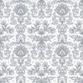 Seamless gray lace Royalty Free Stock Photo