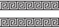 Seamless Greek Ornament black and white decoration