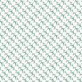 Seamless Green Botanical Pattern with Gentle Leaves on a Light Background Royalty Free Stock Photo