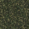 Seamless green camouflage pattern with small abstract shapes Royalty Free Stock Photo