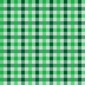 Seamless Green Checkered Fabric Pattern Background Texture Royalty Free Stock Photo