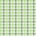 Seamless Green Checkered Fabric Pattern Background Texture Royalty Free Stock Photo