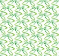 Seamless green leaf pattern vector background Royalty Free Stock Photo