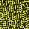 Seamless pattern of green plant cells.