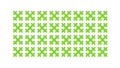 Seamless Green Plus Sign Pattern, Abstract Geometric Tiling Vector, vector design Generative AI Royalty Free Stock Photo