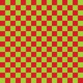 Seamless Green and Red Checkered Fabric Pattern Background Texture Royalty Free Stock Photo