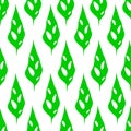 seamless green symmetrical repeat pattern on white background, texture, design