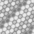 Seamless grey hexagon pattern