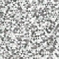 Seamless Grey and White Pattern of Symmetric Triangles for Universal Application. Royalty Free Stock Photo