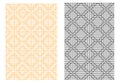 Seamless grid line pattern in korean style, vector