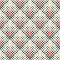 Seamless Grid Pattern. Vector Square Texture Royalty Free Stock Photo