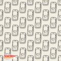 Seamless groovie pattern Royalty Free Stock Photo
