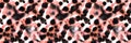 Seamless Grunge Animal Colorful Tie Dye . Repeated Tiger Animal Tie Dye Banner Style. Seamless Graphic Bright Leopard