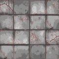 Seamless grunge ceramic tile texture, old retro bathroom or pool surface Royalty Free Stock Photo