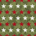 seamless grunge military pattern with stars