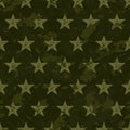 seamless grunge military pattern with stars