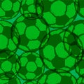 Seamless grungy Soccer ball pattern