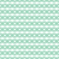 seamless guilloche background pattern of green color, vector protective mesh for valuable documents, seamless guilloche