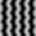 Seamless halftone wavy pattern. Stylish monochrome striped texture. Vector abstract background Royalty Free Stock Photo
