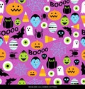 Seamless Halloween pattern Royalty Free Stock Photo