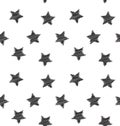 Seamless hand drawing star pattern