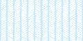 Seamless hand drawn light pastel blue chevron herringbone fabric pattern