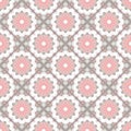 Seamless hand drawn mandala pattern for printing on fabric or pa Royalty Free Stock Photo