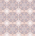 Seamless hand drawn mandala pattern. Vintage decorative elements Royalty Free Stock Photo