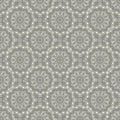 Seamless hand drawn mandala pattern. Vintage elements in oriental style with grunge effect. Can be used as fabric, paper and page Royalty Free Stock Photo