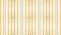 Seamless Handdrawn Stripes. Yellow, Orange Water