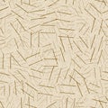 Seamless handmade sepia mulberry washi paper texture pattern. Tiny speckled hand drawn flecks. Soft ecru brown