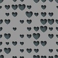 Seamless Heart Pattern Royalty Free Stock Photo