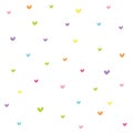 Seamless heart pattern Royalty Free Stock Photo