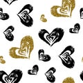 Seamless heart pattern.