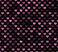 Seamless heart pattern