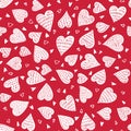 Seamless hearts pattern