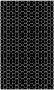 Hexagon pattern vector background with a seamless grid texture. Royalty Free Stock Photo